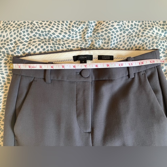 J. Crew Cameron High Rise Trousers (dark grey) - Picture 5 of 5